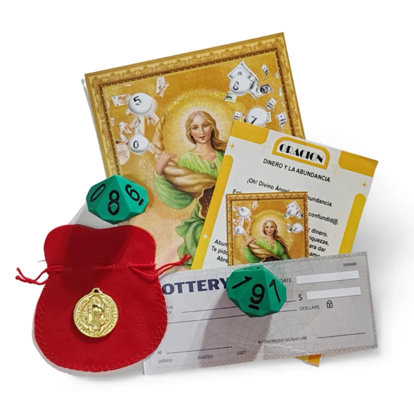 Kit dados de lotería + Semilla de mostaza de regalo